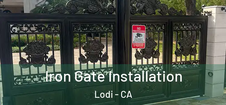 Iron Gate Installation Lodi - CA