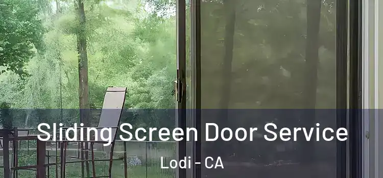 Sliding Screen Door Service Lodi - CA
