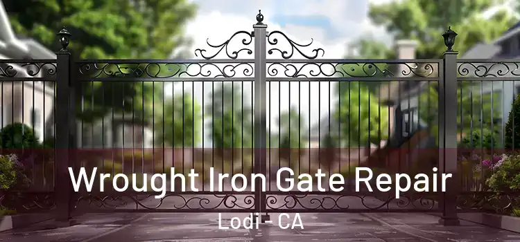 Wrought Iron Gate Repair Lodi - CA